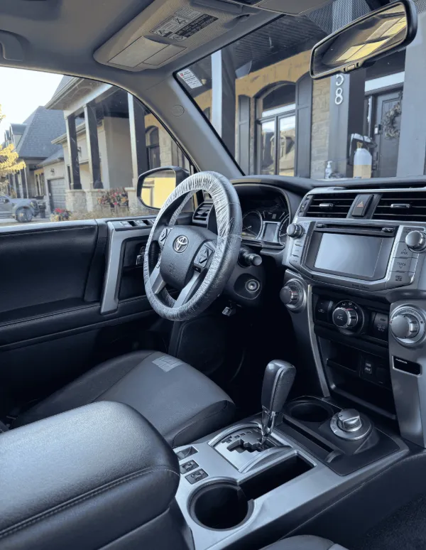 Toyota 4Runner interior after a True North detail